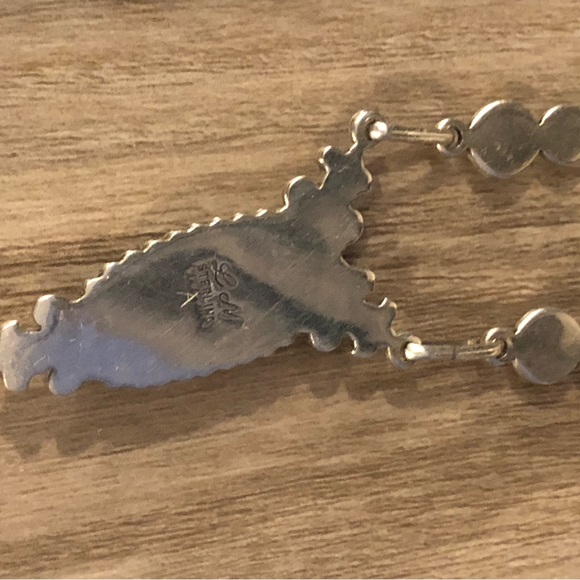 Manassa Sterling Turquoise Necklace - Picture 9 of 10